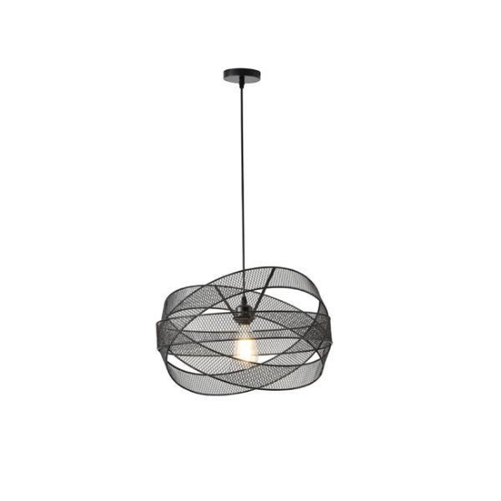 Imagine Lumină suspendată metalică 1xE27 max 15W 250x1280mm neagră Arte Illumina OGGI