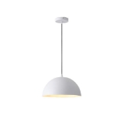 Imagine Lampa suspendată metalică cu un singur corp 1x27 Max 15W 350X1270mm alb Arte Illumina LAVA