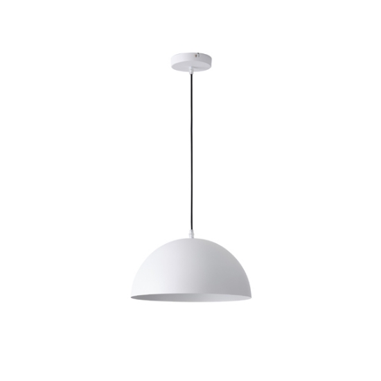 Imagine Lampa suspendată metalică cu un singur corp 1x27 Max 15W 350X1270mm alb Arte Illumina LAVA