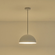 Imagine Lampa suspendată metalică cu un singur corp 1x27 Max 15W 350X1270mm alb Arte Illumina LAVA