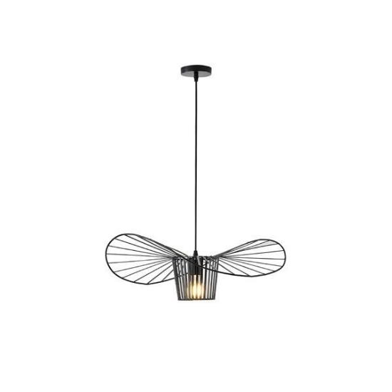 Imagine Lumină suspendată metalică single light 1xE27 max 15W 600x1270mm neagră Arte Illumina CAP