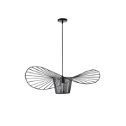 Imagine Lumină suspendată metalică single light 1xE27 max 15W Ø800x1270mm neagră Arte Illumina CAP