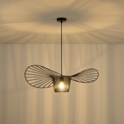 Imagine Lumină suspendată metalică single light 1xE27 max 15W Ø800x1270mm neagră Arte Illumina CAP