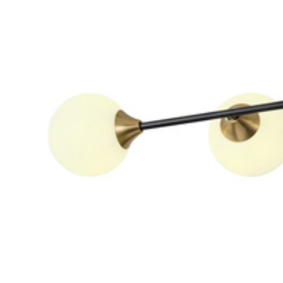 Imagine Lumină suspendată metal-sticlă 4 lumini 4xG9 Max 7W Ø1000x570mm negru-bronz Arte Illumina Pools