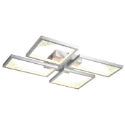 Imagine Lumină de tavan din aluminiu LED 36W 1400Lm 3000K 448X578mm argintie Arte Illumina Square