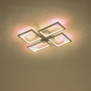 Imagine Lumină de tavan din aluminiu LED 36W 1400Lm 3000K 448X578mm argintie Arte Illumina Square