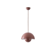 Imagine Lumină suspendată metalică cu un singur corp 1xE27 max 15W Ø300x1290mm maro Arte Illumina Jarden