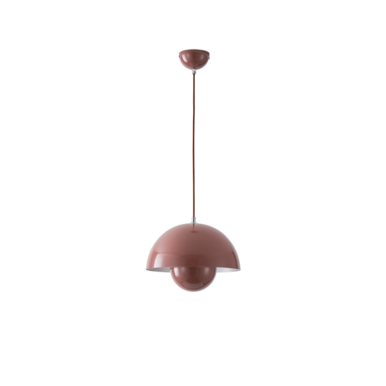 Imagine Lumină suspendată metalică cu un singur corp 1xE27 max 15W Ø300x1290mm maro Arte Illumina Jarden