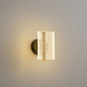 Imagine Aplica LED acrilică 8W 720Lm 3000K 105X175mm model zăpadă negru Arte Illumina Sparky