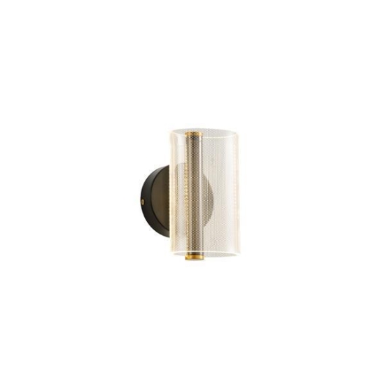 Imagine Aplica LED acrilic 8W 720Lm 3000K 105X175mm model Dots Pattern negru Arte Illumina Sparky