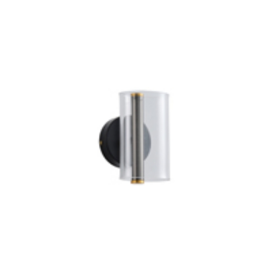 Imagine Aplica LED acrilic 8W 720Lm 3000K 105X175mm model Dots Pattern negru Arte Illumina Sparky