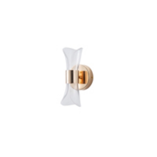 Imagine Aplica LED din acril 8W 720Lm 3000K 105X225mm Rose Gold Arte Illumina TELA