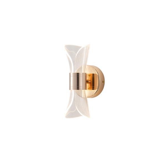 Imagine Aplica LED acrilic 8W 720Lm 3000K 105X225mm Dots Rose Gold Arte Illumina TELA