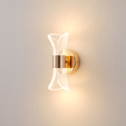 Imagine Aplica LED acrilic 8W 720Lm 3000K 105X225mm Dots Rose Gold Arte Illumina TELA