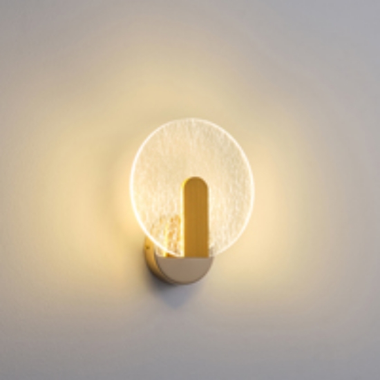 Imagine Aplica de perete LED acrilic 8W 720Lm 3000K 195X230XD60mm aurie Arte Illumina Volet