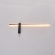 Imagine Aplicație LED din aluminiu-metal-acril 10W 700Lm 3000K 800X200X40mm neagră Arte Illumina Clio