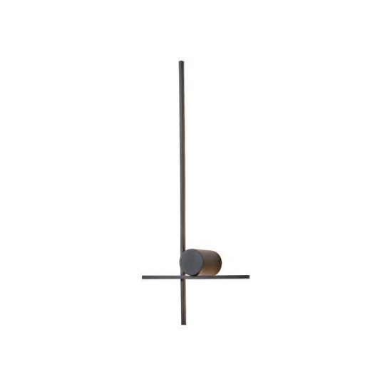 Imagine Aplica metal-acrilică LED 12W 840Lm 3000K 600X260X60mm "Right" neagră Arte Illumina Clio