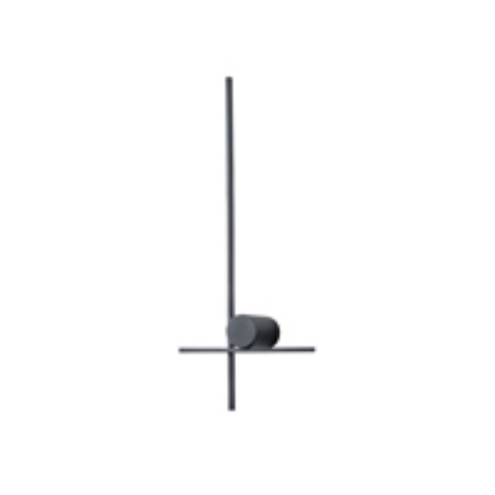 Imagine Aplica metal-acrilică LED 12W 840Lm 3000K 600X260X60mm "Right" neagră Arte Illumina Clio