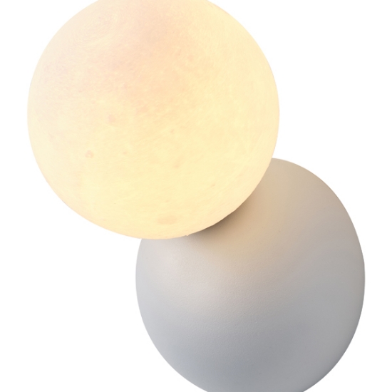 Imagine Aplica de perete metal-plastic 1xG9 max 7W 100x170x120mm alb Arte Illumina Terpsi