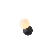 Imagine Aplica de perete metal-plastic 1xG9 max 7W 100x170x120mm neagră Arte Illumina Terpsi