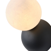 Imagine Aplica de perete metal-plastic 1xG9 max 7W 100x170x120mm neagră Arte Illumina Terpsi