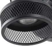 Imagine Spotlight de tavan Net Metal 1XGU10 Max 5W 165X100X152mm Negru Arte Illumina Solun