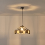 Imagine Lampa suspendată rope-metal unică HELIOS 15W D400X1300mm negru-khaki