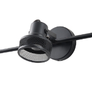 Imagine Spotlight de tavan metalic 3 lumini 3XGU10 Max 5W 640X100X300mm negru Arte Illumina Solun