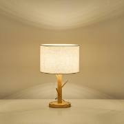 Imagine Lampă de birou din lemn 1XE27 Max 15W Ø280X470mm Alb Arte Illumina Madera
