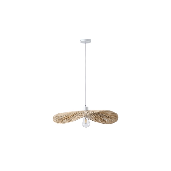 Imagine Lampa suspendată din bambus cu un singur bec 1xE27 max 15W Ø550x1360mm crem Arte Illumina Oasis