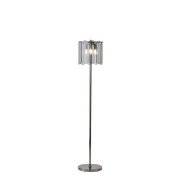 Imagine Lampă de podea metal-sticlă 3XE14 Max 8W Ø300X1600mm Negru Arte Illumina Mira