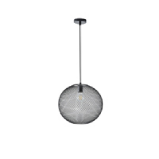Imagine Lumină suspendată metalică 1xE27 max 15W 250x1280mm neagră Arte Illumina MESH