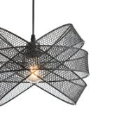 Imagine Lumină suspendată metalică single light 1x27 max 15W 350x1270mm negru Arte Illumina OGGI