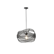 Imagine Lampa suspendată metalică 1xE27 max 15W 250x1280mm neagră Arte Illumina OGGI
