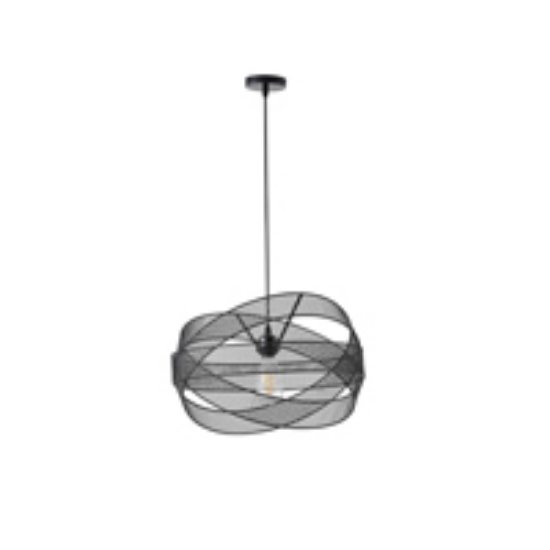 Imagine Lampa suspendată metalică 1xE27 max 15W 250x1280mm neagră Arte Illumina OGGI