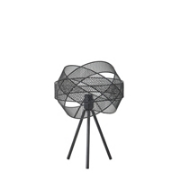 Imagine Lampă de birou metalică 1XE27 Max 15W Ø300X470mm Neagră Arte Illumina OGGI