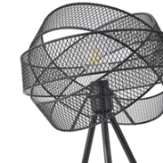 Imagine Lampă de birou metalică 1XE27 Max 15W Ø300X470mm Neagră Arte Illumina OGGI