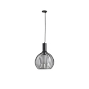 Imagine Lustră metalică cu un singur corp 1XE27 max 15W Ø340X1520mm alb-negru Arte Illumina Airy