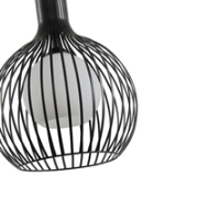 Imagine Lustră metalică cu un singur corp 1XE27 max 15W Ø340X1520mm alb-negru Arte Illumina Airy
