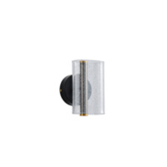 Imagine Aplica de perete LED acrilic 8W 720Lm 3000K 105X175mm model zăpadă negru Arte Illumina Sparky