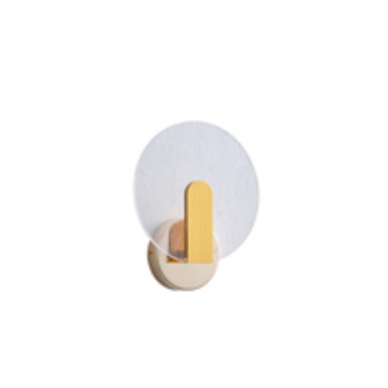 Imagine Aplica de perete LED acrilic 8W 720Lm 3000K 195X230XD60mm aurie Arte Illumina Volet