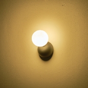 Imagine Aplica de perete metal-plastic 1xG9 max 7W 100x170x120mm neagră Arte Illumina Terpsi