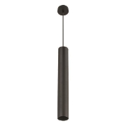 Imagine Lampa suspendată cilindrică din aluminiu cu un singur corp 1XGU10 max 15W ϕ65X300mm neagră Arte Illumina Cylider