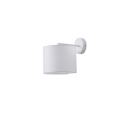 Imagine Aplica de perete metal-textil cu un singur punct de lumină 1XE14 Max 8W Ø265X235mm alb Arte Illumina Cloud