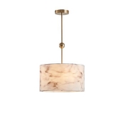 Imagine Lustră metal-fabrică 3 lumini 3XE14 max 8W Ø380x690mm bronz