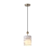 Imagine Lumină suspendată metal-textil 1x14 max 8W Ø130X980mm bronz marmorat Arte Illumina Verona