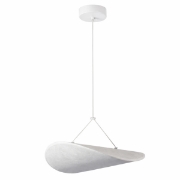 Imagine Lampa suspendată Tyvek LED 9W 405Lm 3000K 400mm alb Arte Illumina Nefi