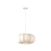 Imagine Lampa suspendată Tyvek-Metal cu un singur bec 1xE27 max 15W Ø400x165mm alb Arte Illumina Pompia