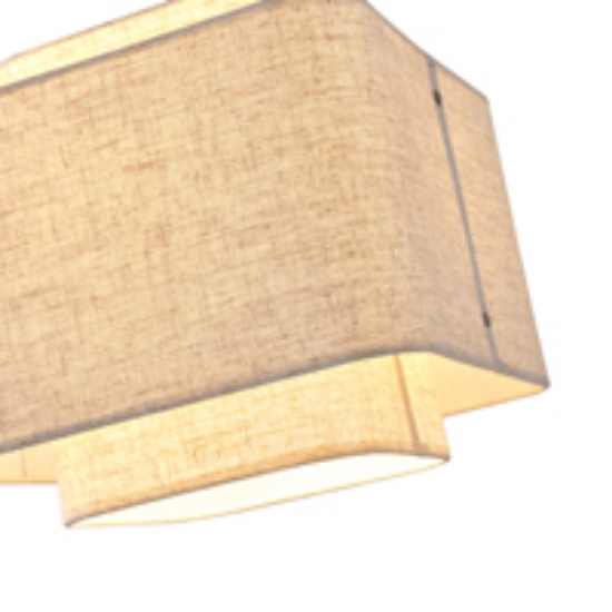 Imagine Lumină suspendată din material, un singur corp 1xE27 max 15W Ø320x1090mm crem Arte Illumina MUSA