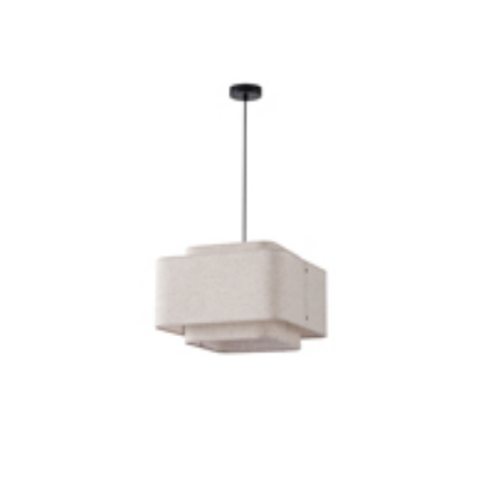 Imagine Lumină suspendată din țesătură, 1xE27, max 15W, 400x1090mm, crem, Arte Illumina MUSA